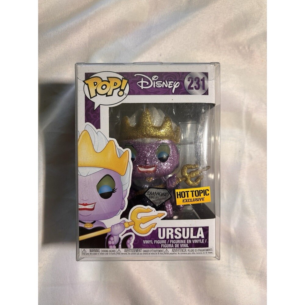 Funko Pop 231 Disney Little Mermaid  Ursula Hot Topic Diamond Collection